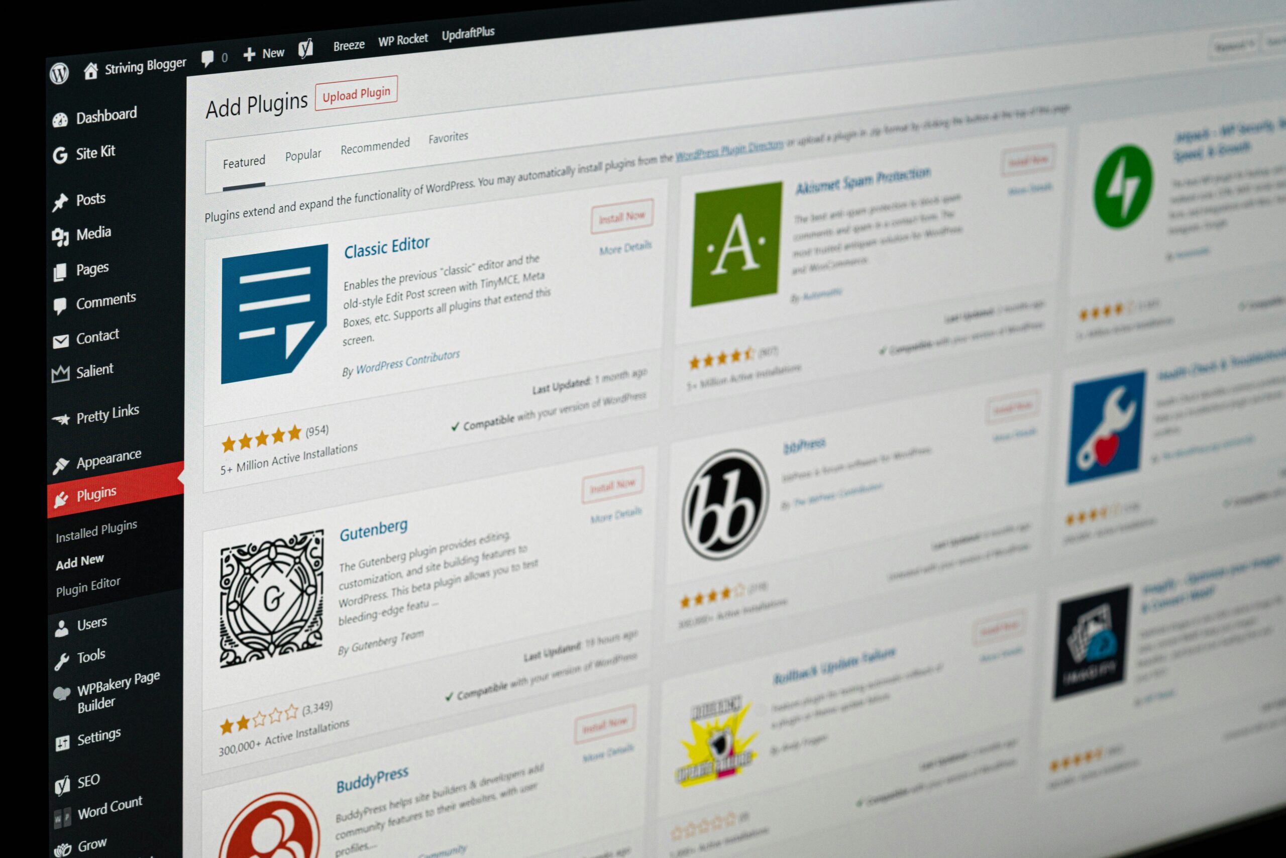 Website management