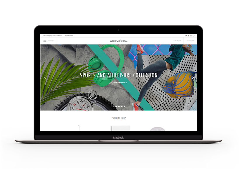 Weavabel website by Harrison Mann